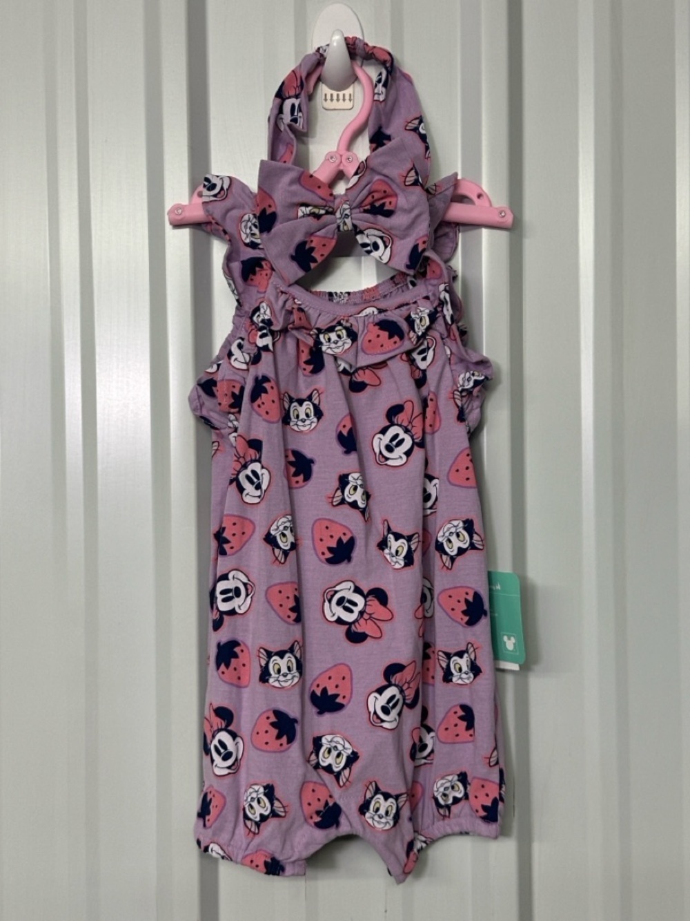 Disney Baby Girls Romper Onesie Cute Character Print  Playwear Essentials NWT